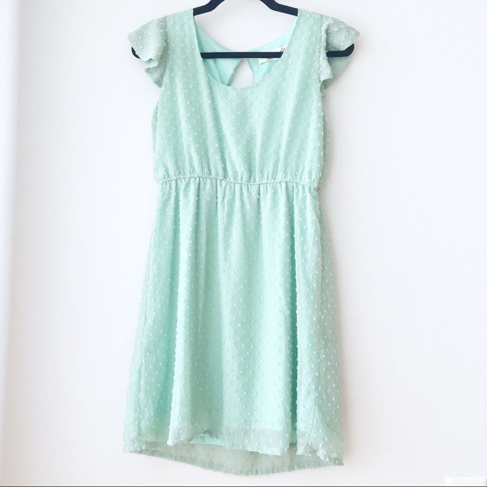 — Emmelee — Pretty Sea Green Dress - Picture 1 of 5
